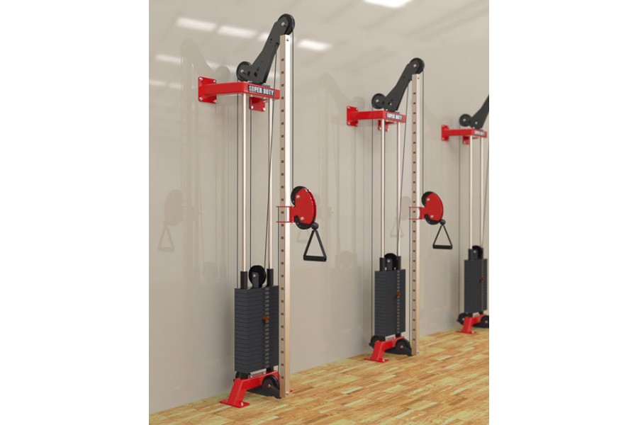 Wall mounted cable online weight machine